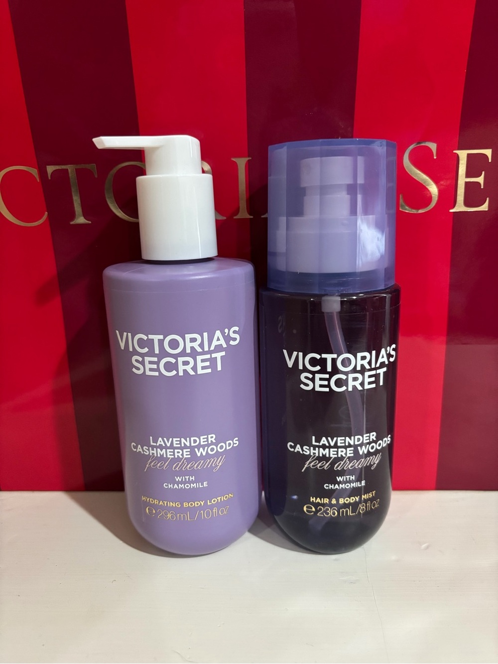 Victoria Secret Lavender Cashmere Woods Set